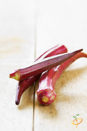 Okra - Red Burgundy.